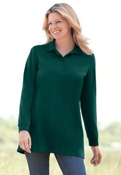 Plus Size Breathable Polos