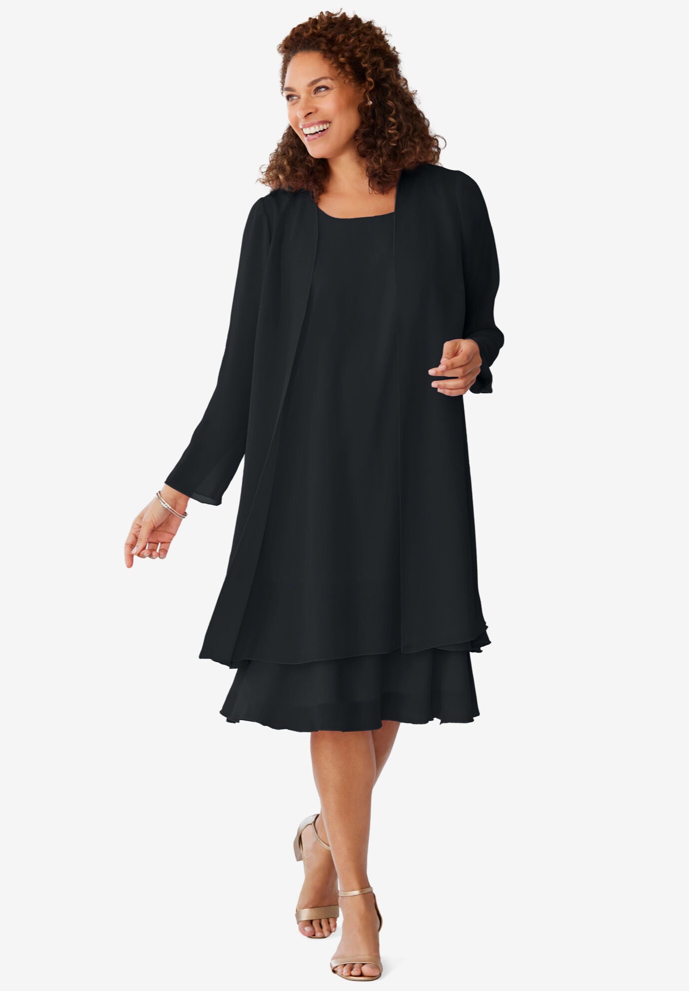 Jacket dress hotsell plus size