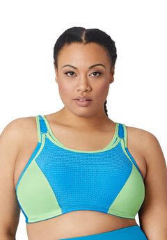 Full Figure Plus Size Custom Control Sports Bra Wirefree #1166 Bra