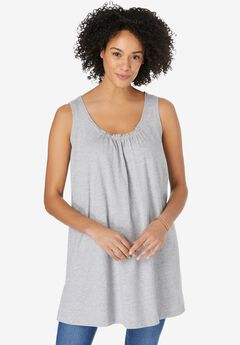 Plus Size Sleeveless Tops