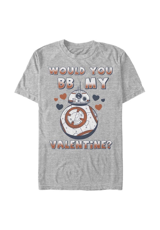 Bb My Valentine Relaxed Fit Boyfriend T-Shirt, ATHLETIC HEATHER, hi-res image number null