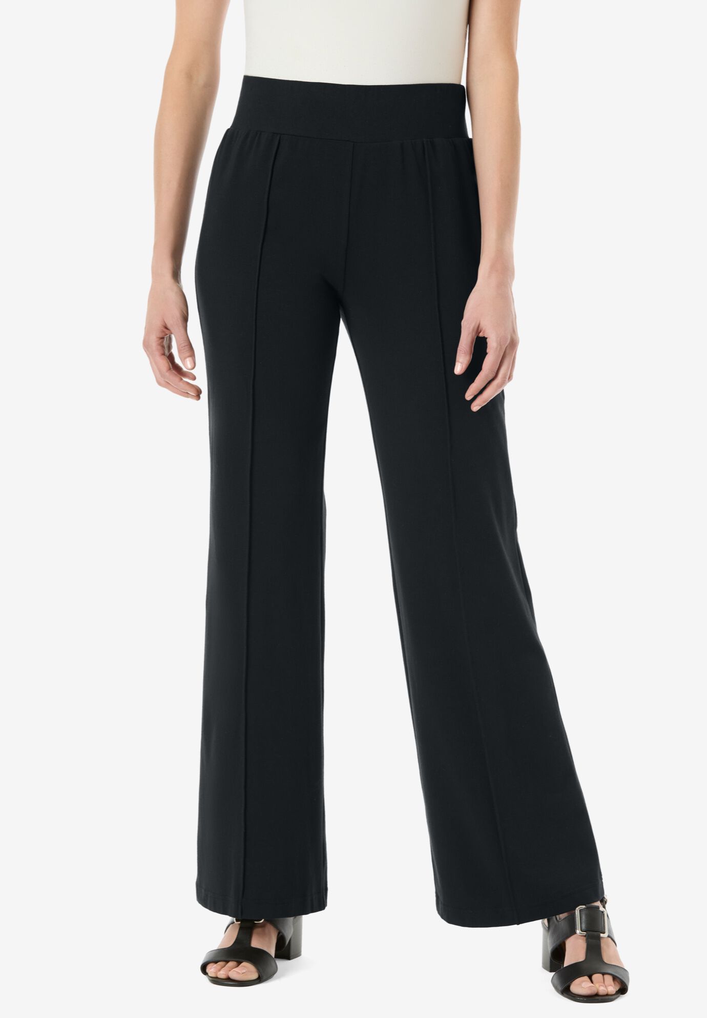 Woman within dress on sale pants