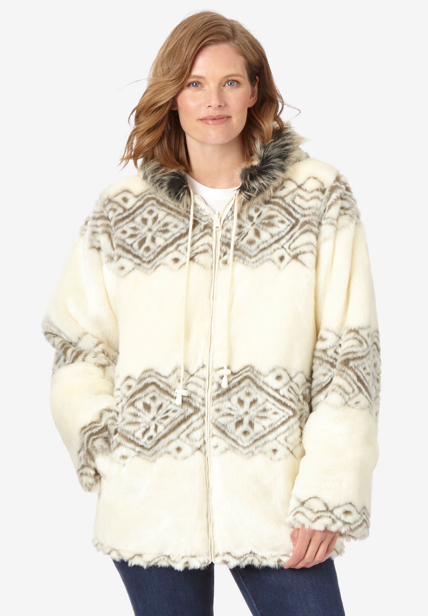 woman within winter coats plus size