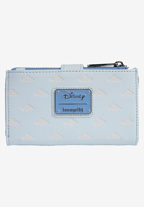 Loungefly X Disney Women'S Eeyore Snap Flap Wallet Clouds Wallet, , on-hover image number null