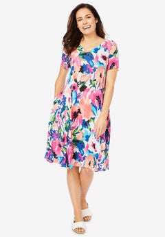 Short Crinkle Dress