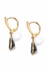 Pear-Shaped Black Onyx Drop Earrings, , on-hover image number null