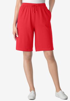 Plus Size Capris With Pockets