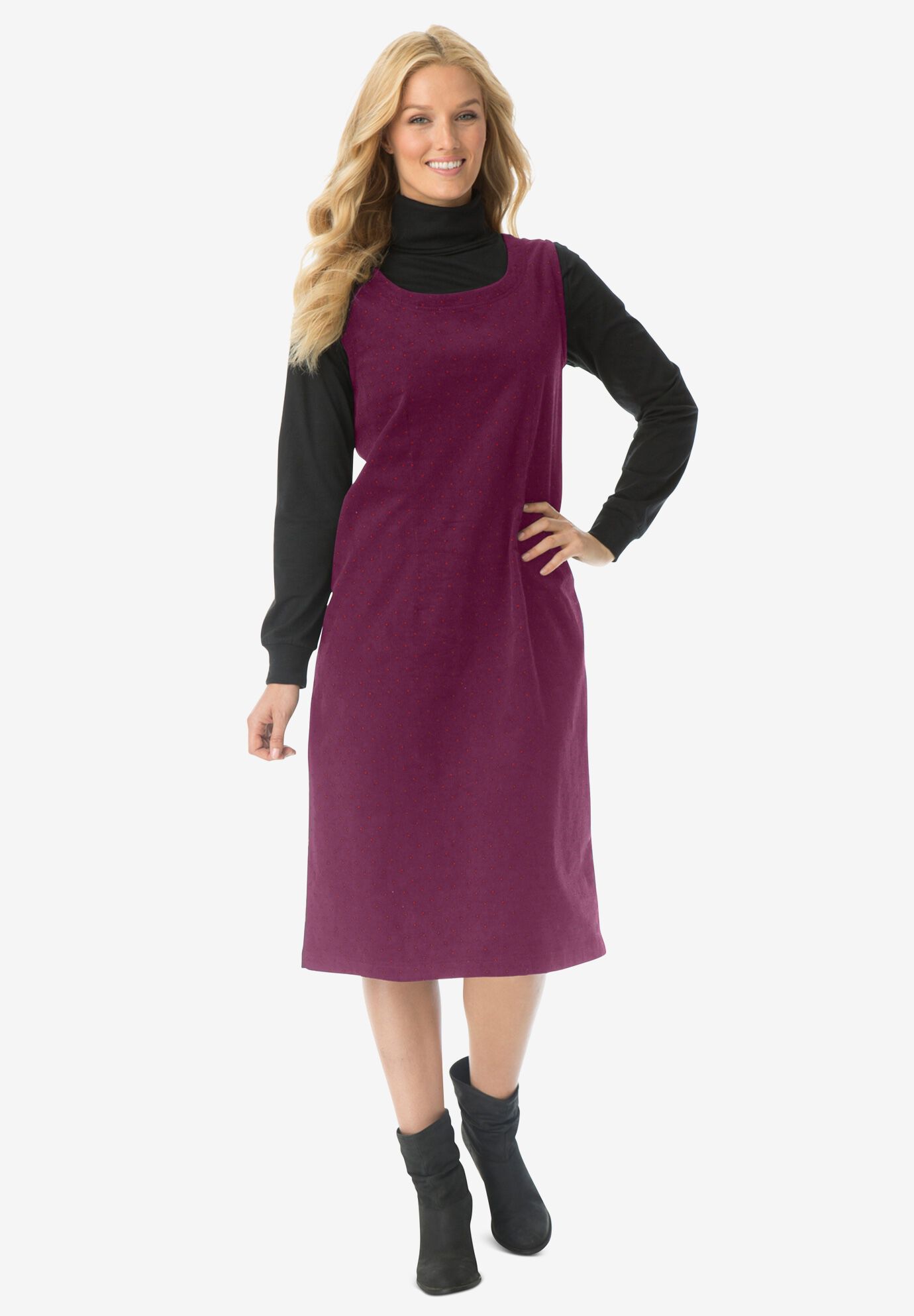 corduroy jumper dress plus size