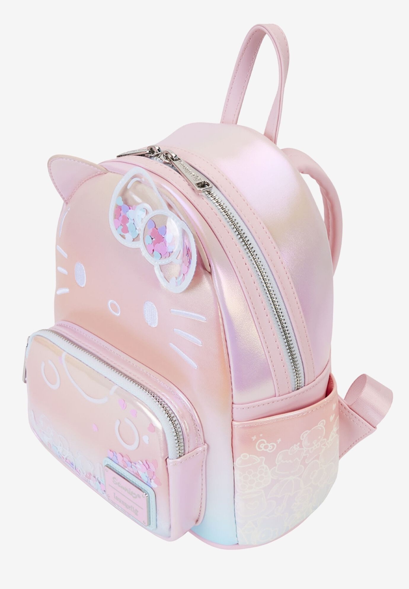 Loungefly X Sanrio Hello Kitty 50Th Anniversary Mini Backpack Clear & Cute, , alternate image number 3