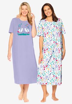 2-Pack Long Sleepshirts