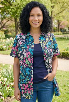 Relaxed Fit Cotton Camp Shirt