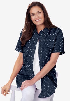 Short-Sleeve Cotton Campshirt