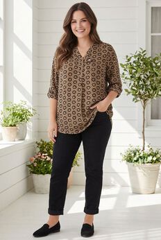 Plus Size Linen Blouses