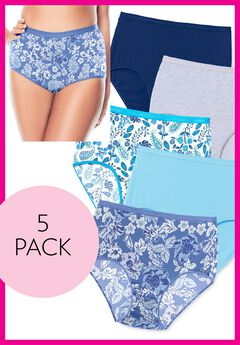 5-Pack Tag-free Full Coverage Cotton Brief