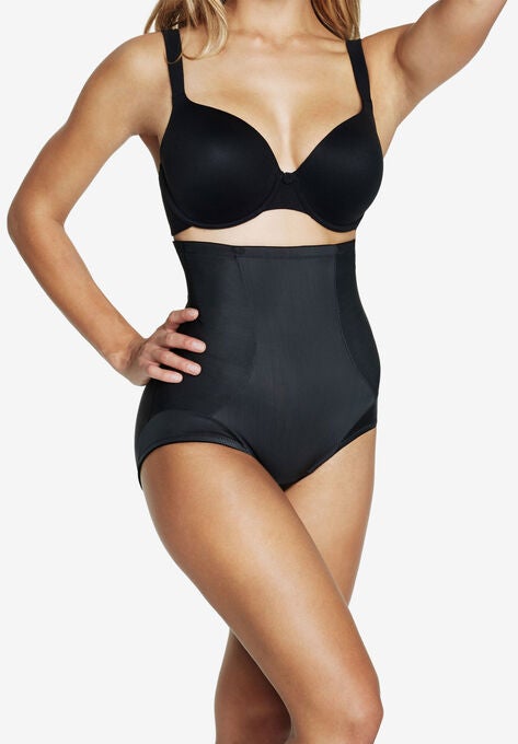 Adele Medium Control High-Waist Shaper Brief, BLACK, hi-res image number null