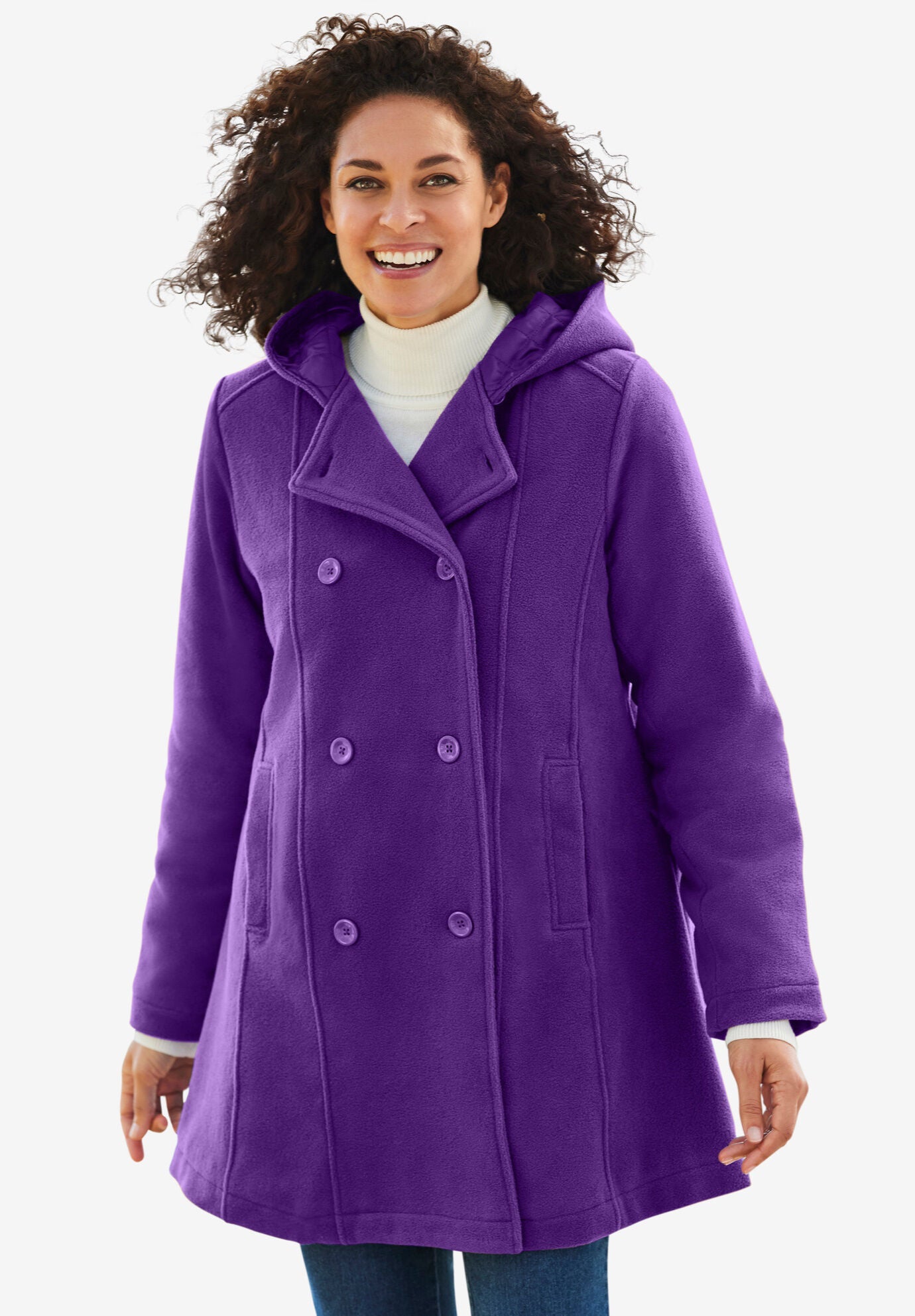 Woman within coat clearance outlet