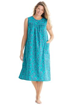 Sleeveless Print Lounger