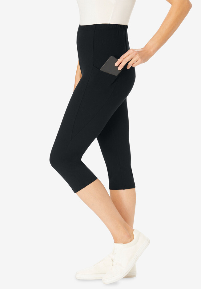 Buy online High Rise Pocket Detail Capri from Capris & Leggings for Women  by Westwood for ₹989 at 40% off