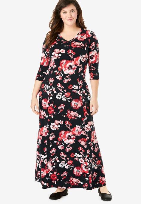 Maxi Dress Plus Size Dresses Woman Within