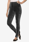 Velour Legging, DARK CHARCOAL, hi-res image number null