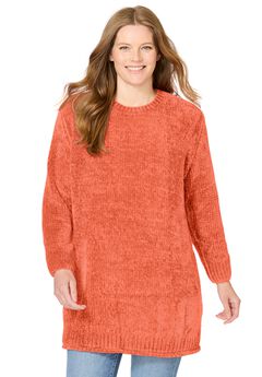 Crewneck Chenille Sweater