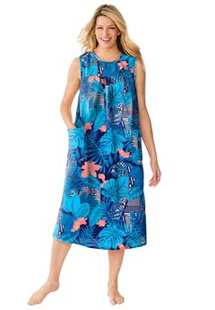 Sleeveless Print Lounger