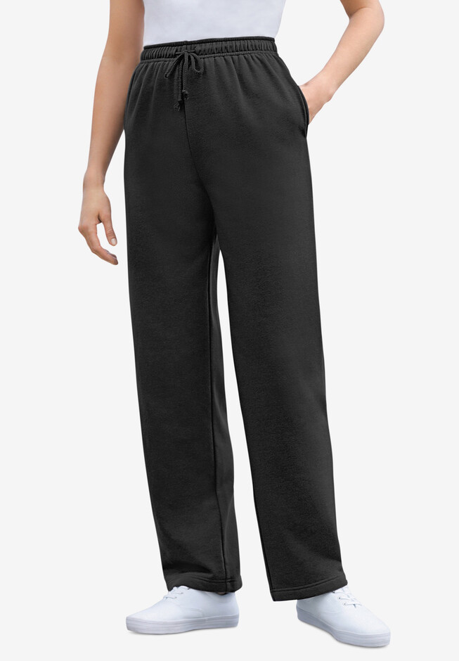Shoppers Say These Teddy-Style Fleece Sweatpants Are So Warm