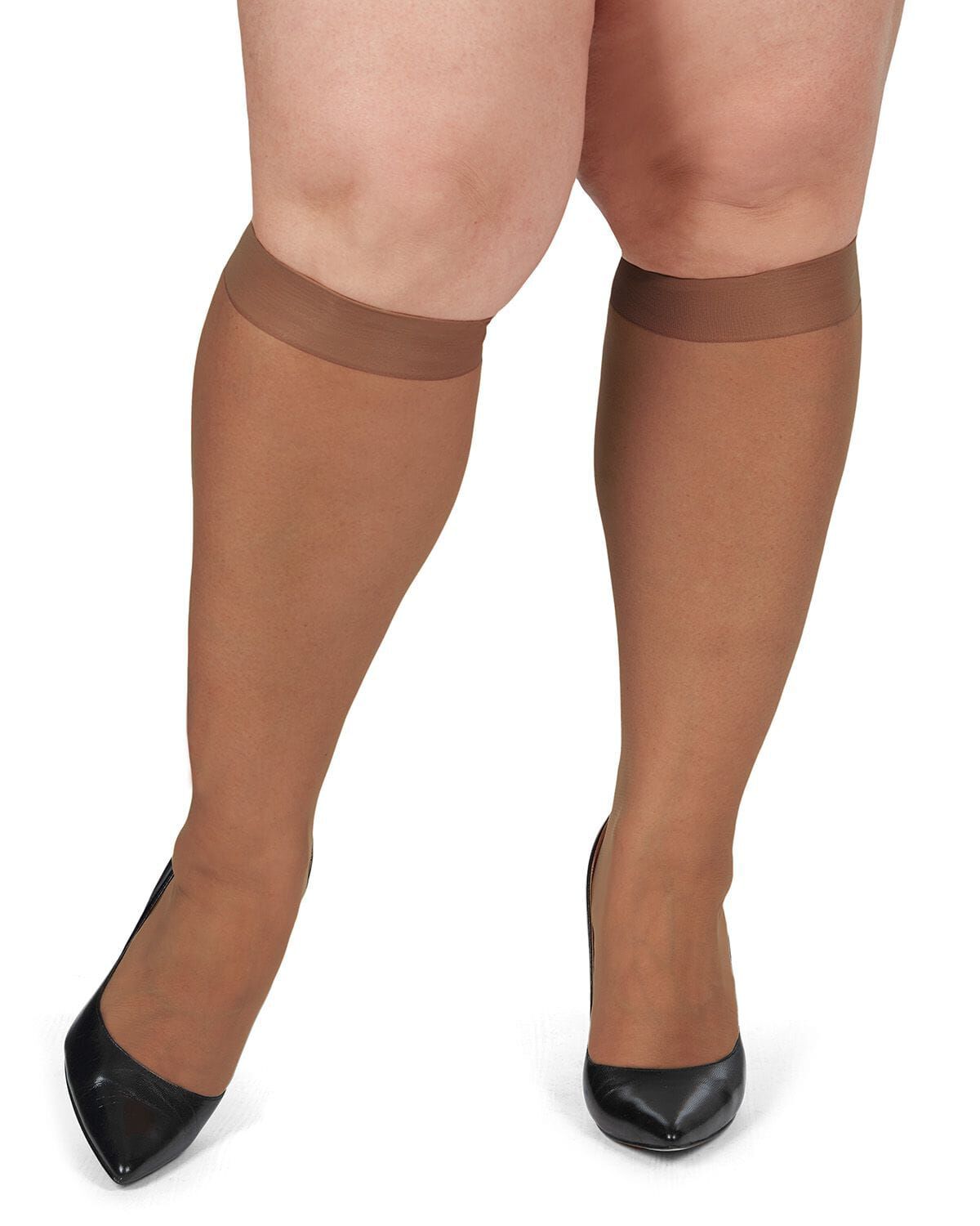 Women&#39;s 2 Pair Pack Energizing Curvy Knee Highs, UTOPIA, alternate image number 1