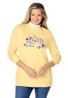 Layered-Look Sweatshirt, , alternate image number null