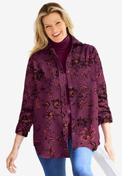 Soft Faux Suede Shirt