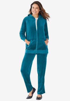2-Piece Velour Hoodie Set
