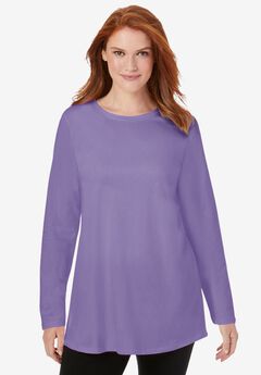 Perfect Long-Sleeve Crewneck Tunic