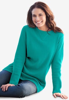 Waffle Thermal Sweatshirt