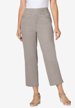 Flex-Fit Pull-On Denim Capri