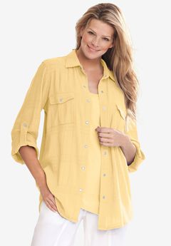 Cotton Gauze Bigshirt
