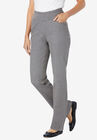 Flex-Fit Pull-On Straight-Leg Jean, GREY DENIM, hi-res image number null