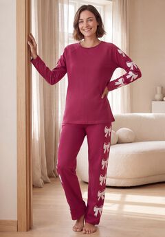 Side Print Pajama Set