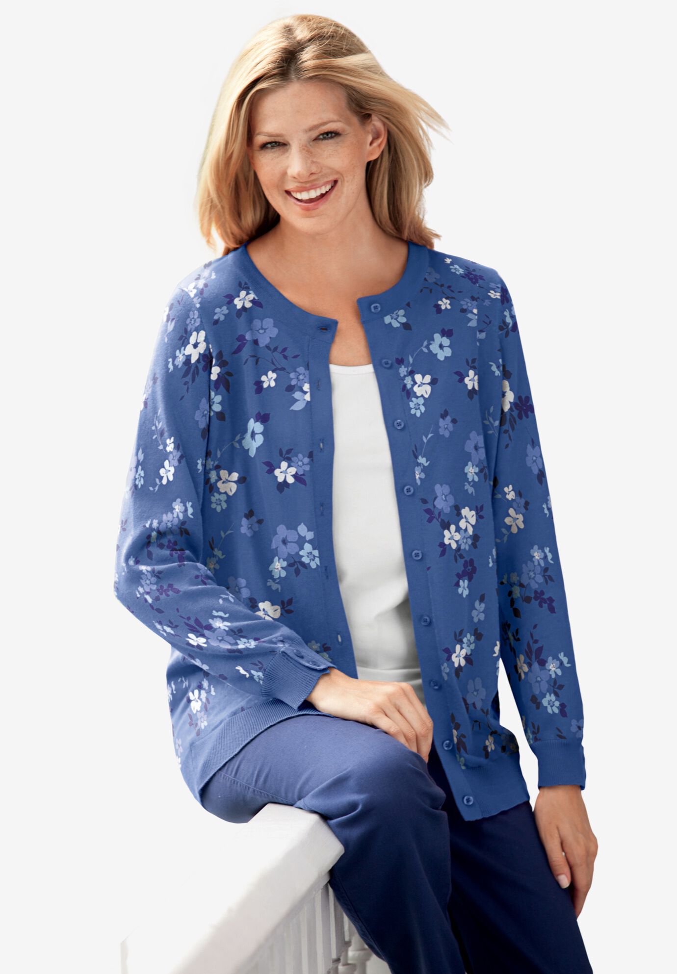 ladies long sleeve cardigan sweaters