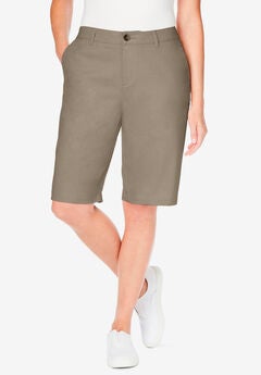 Adjustable Waist Chino Short