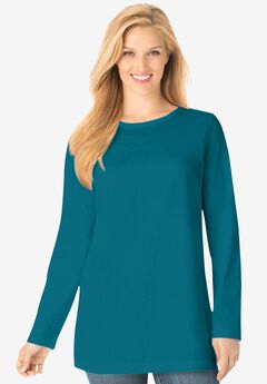 Perfect Long-Sleeve Crewneck Tee