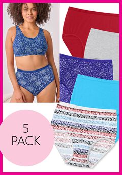 5-Pack Tag-free Full Coverage Cotton Brief