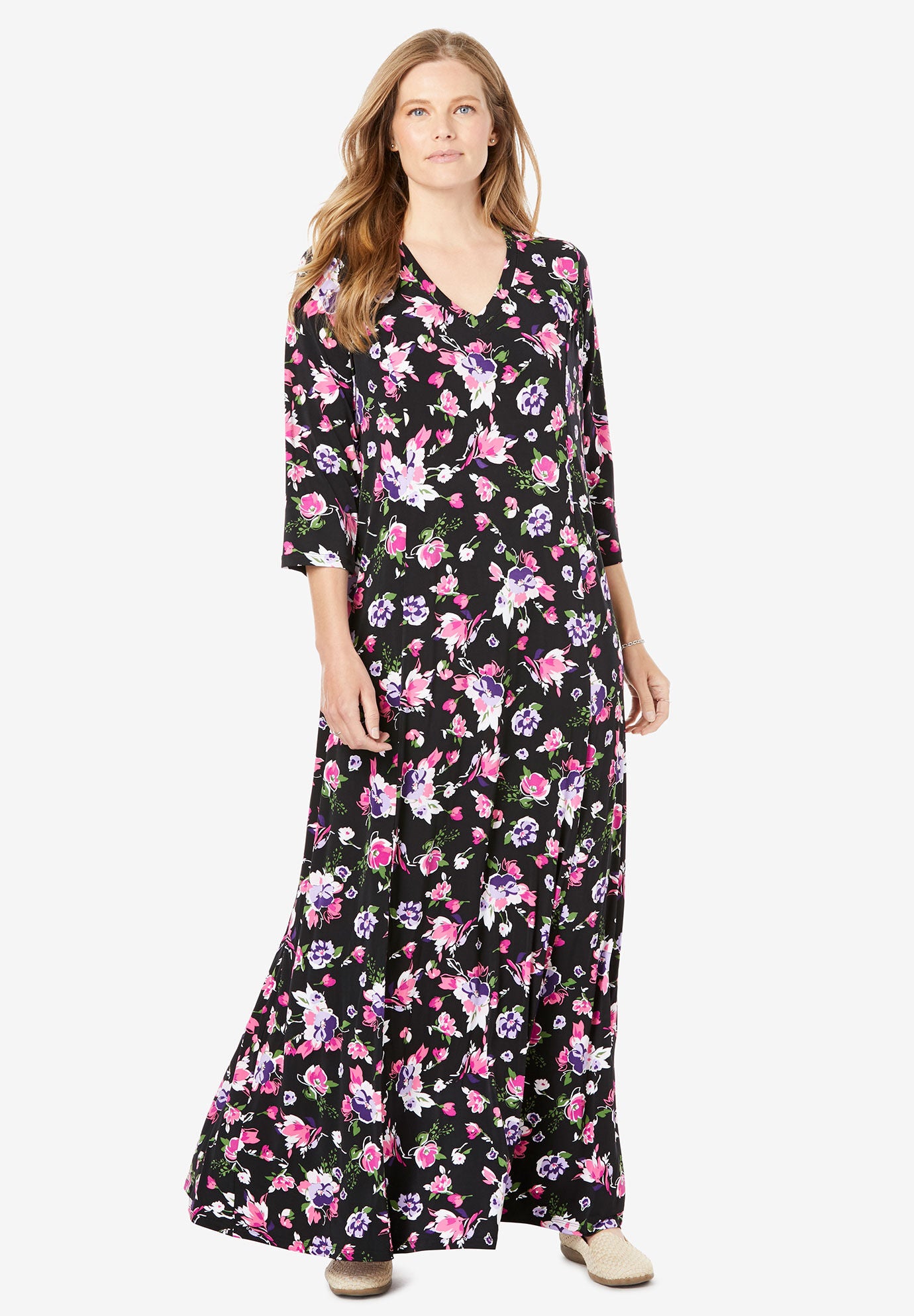 woman within casual dresses