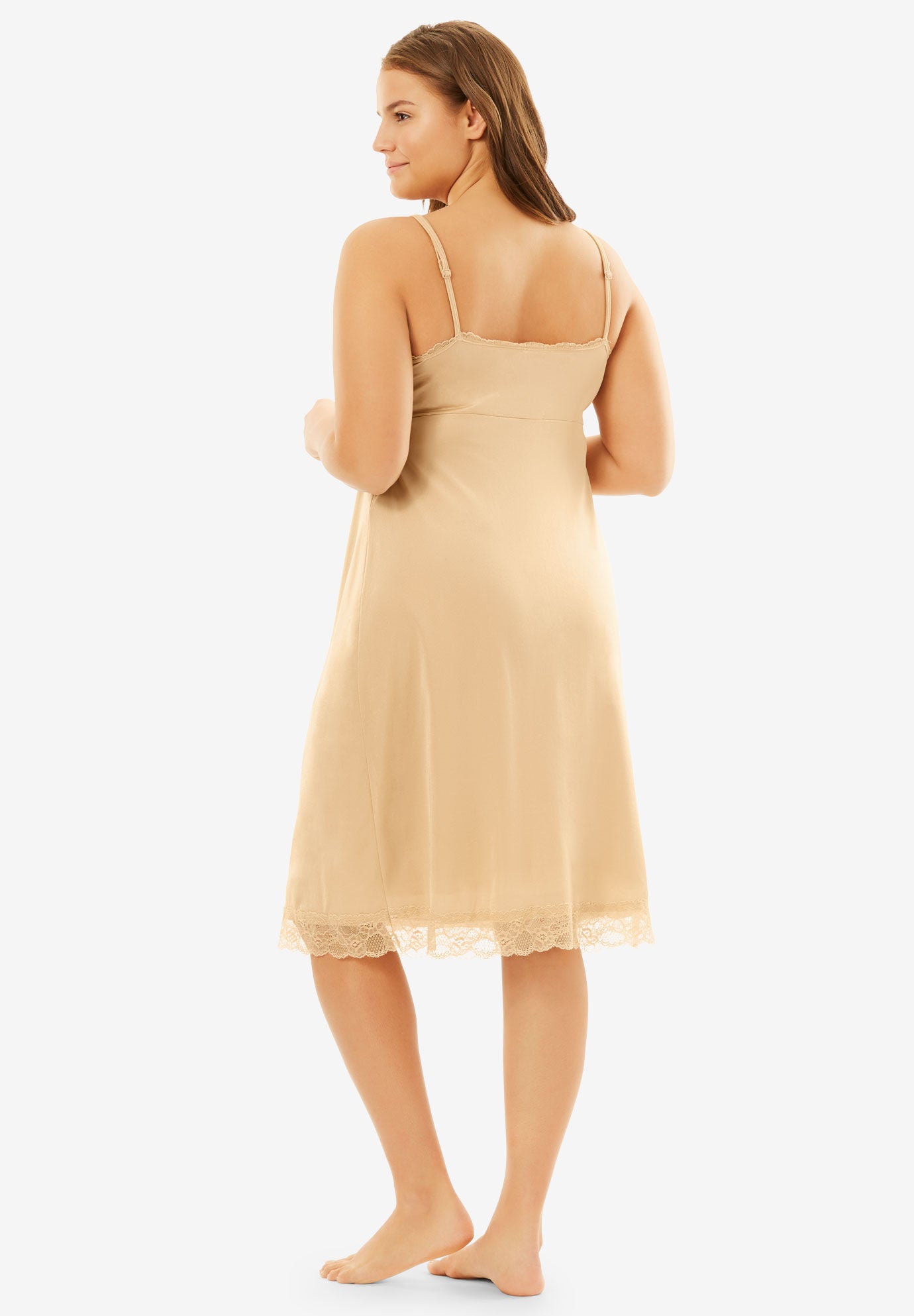 Woman within slips on sale