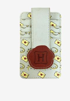 Harry Potter Hogwarts Card Holder Wallet Button Snap Closure
