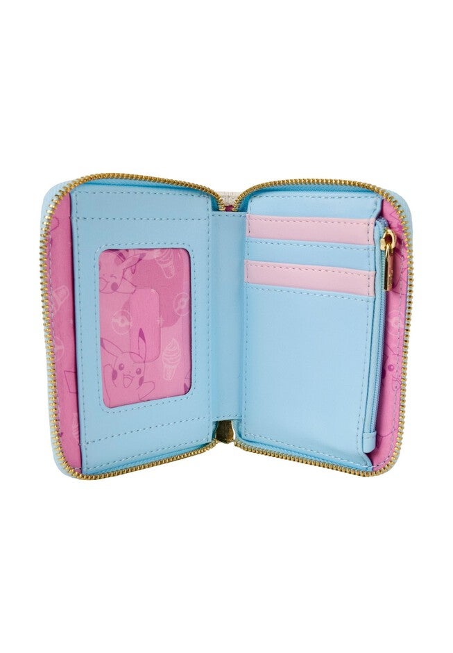 Loungefly X Pokémon Pikachu Zip Around Wallet, GREEN, alternate image number 3