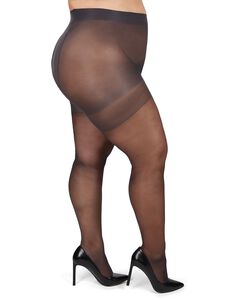 Energizing Plus Size Curvy Control Top Pantyhose