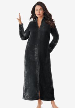 Plush Zip-Front Robe