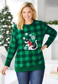Fleece Holiday Sweatshirt