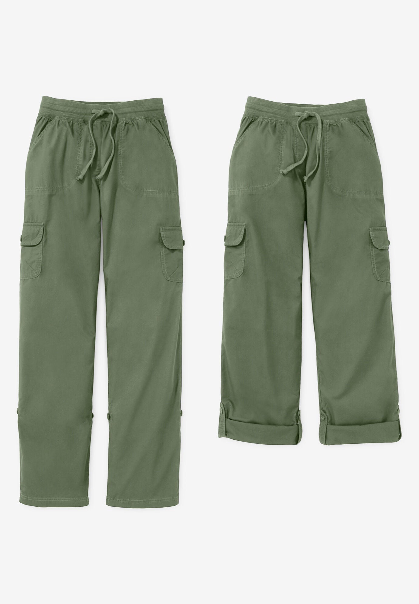 Woman within convertible cargo pants cheap