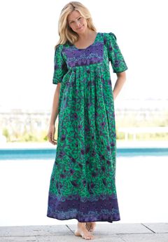 Plus Size Cotton House Dresses